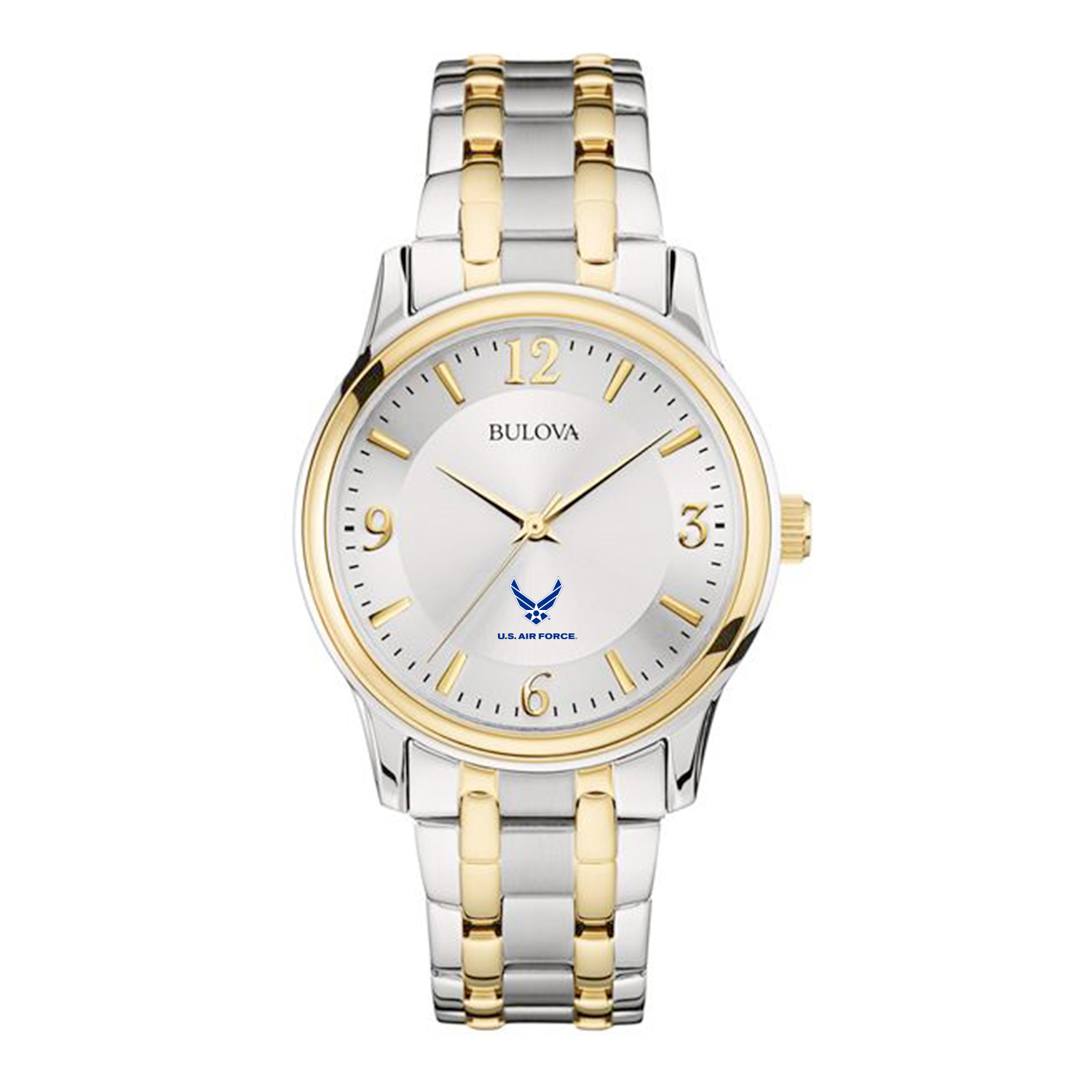 Bulova Classic Women's Diamond Rose Gold Silver Brown Dial Watch | Bulova